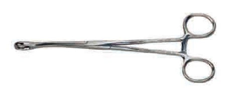 Grafco - Sponge Forceps Ballenger 7 Inch Length Stainless steel NonSterile Ratchet Lock Finger Ring Handle Straight Serrated Tips - 2730