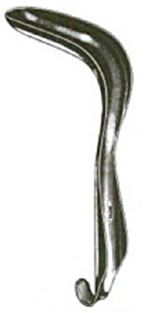 Miltex - Vaginal Speculum/Retractor Sims NonSterile Surgical Grade German Stainless Steel Small Single-ended Angled 90° Reusable Without Light Source Capability - 30-174