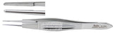 Miltex Miltex Suture Forceps Harms 4-1/8 Inch OR Grade Stainless Steel (German) NonSterile NonLocking Thumb Handle Straight Serrated Tip - 18-946