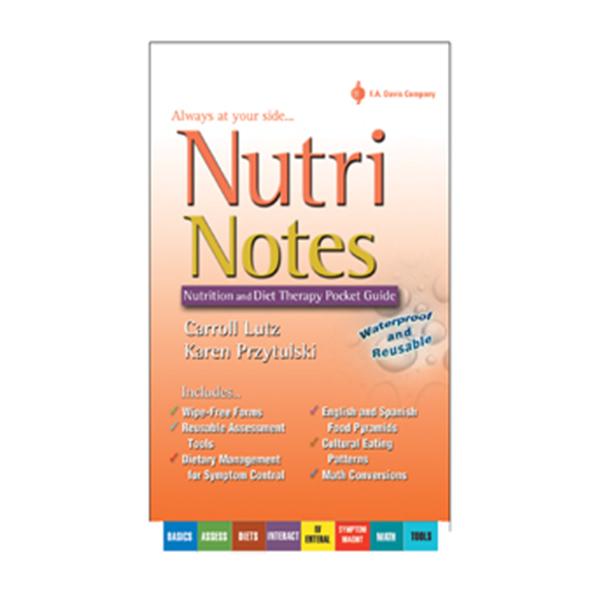 F.A. Davis Co Guide Pocket Nutrinotes: Nutrition And Diet Therapy Each - 803611146