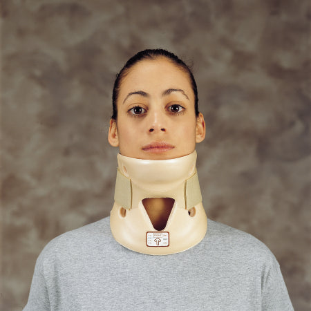 Deroyal - Rigid Cervical Collar DeRoyal Preformed Adult Small Two-Piece / Trachea Opening 3-1/4 Inch Height 10 to 13 Inch Neck Circumference - 1034-11