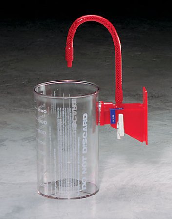 Flex Advantage - Suction Canister 1000 mL Built-In On / Off Valve Lid - 65652-611