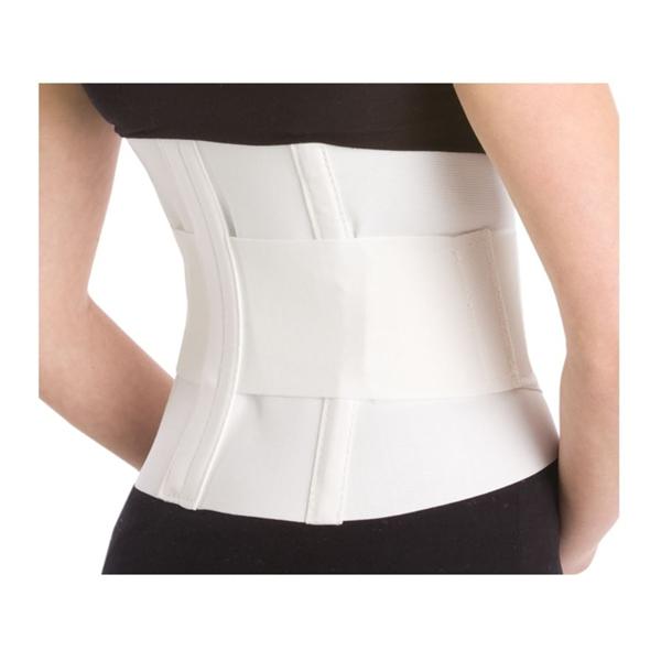 DJO Support Procare Adult Lumbar Elastic White Size 10" Large Ea - 79-89007