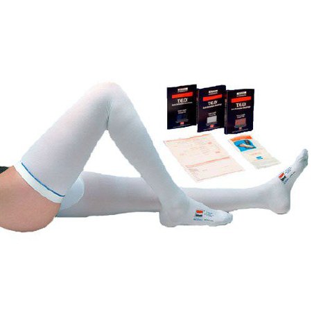 T.E.D. - Anti-embolism Stocking Thigh High Medium / Short White Closed Toe - 4298-