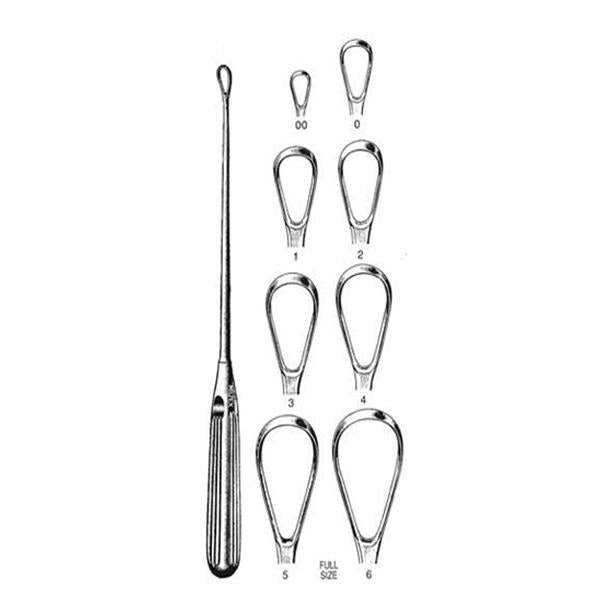 Medgyn Products Inc Curette Uterine Sims Size 6 Each - 30648