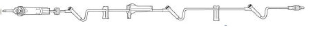Baxter Continu-Flo Administration Set 10 Drops / mL Drip Rate 106 Inch Tubing 3 Ports - 2C6541