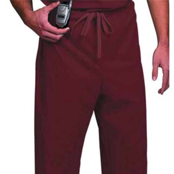 Fashion Seal Scrub Pant 78841 Unisex Medium Burgundy Ea - 78841-M