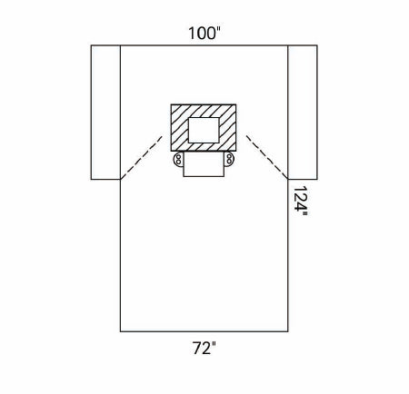 O&M Halyard Inc Surgical Drape Chest Drape 100 W X 72 W X 124 L Inch Sterile - 89227