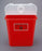 Bemis Sentinel - Sharps Container 15-7/8 H X 16-1/2 L X 11-13/16 W Inch 8 Gallon Red Vertical Entry - 108 030