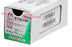J & J Healthcare Systems Ethilon Suture with Needle Nonabsorbable Uncoated Black Suture Monofilament Nylon Size 4-0 18 Inch Suture 1-Needle 16 mm Length 1/2 Circle Reverse Cutting Needle - 1662G