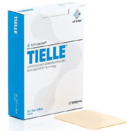 Systagenix Wound Management TIELLE Foam Dressing 4-1/4 X 4-1/4 Inch Square Adhesive Sterile - TL101EN