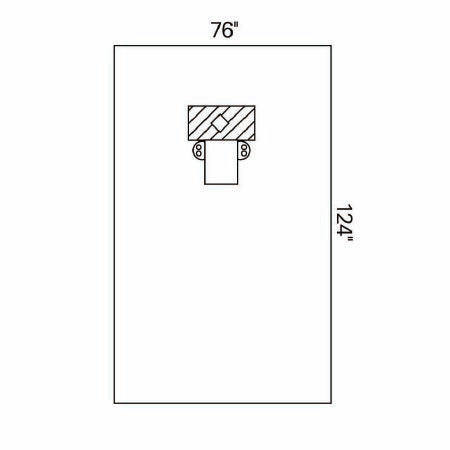 O&M Halyard - EENT Drape Thyroid Drape 76 W X 124 L Inch Sterile - 89255