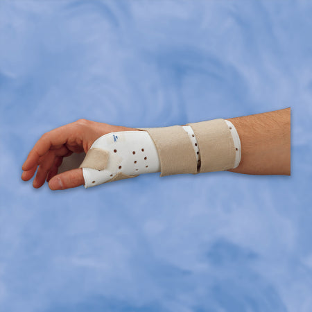 Deroyal Thumb Splint  Small / Medium Hook And Loop Closure Off White - 340S/MR