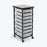 US Plastic Corp. Single Row Luxor Mobile Bin Storage Unit with Bins