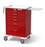 Waterloo Healthcare Medical UTBLU-333369-ELB 6 Drawer Steel Emergency Cart Lever Lock, Electric Blue - Tall