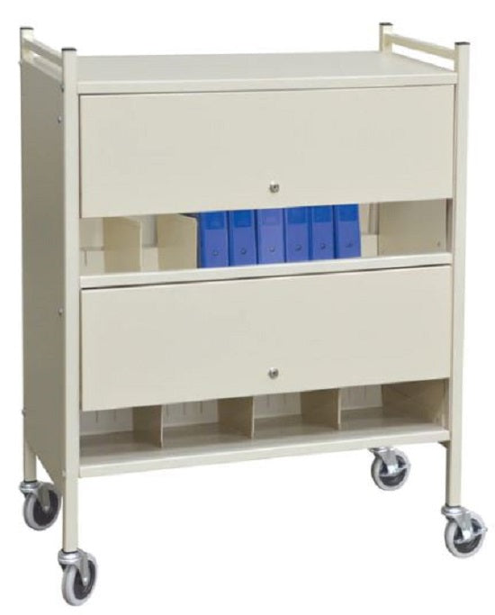 Omnimed Versa Cabinet Style Chart Racks (Locking Options), Beige