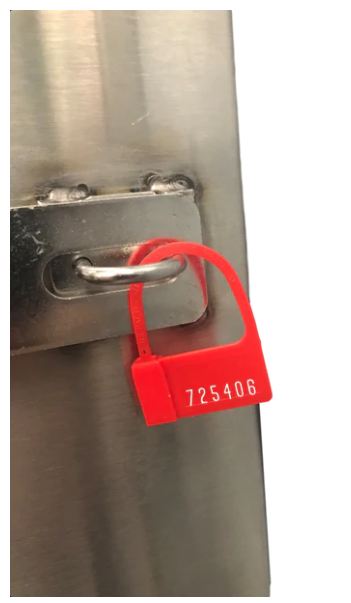 Omnimed Safety Control Seals With Numbers - 100 Per Pack