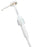 US Plastic Corp. Impact Products White Deluxe Plastic Pail Pump with 40mm Rieke Adapter -P-329
