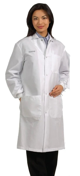 Fashion Seal Uniforms - Lab Coat White 3X-Large Knee Length Reusable - 439-3XL