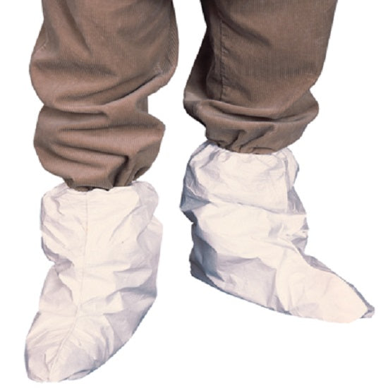 US Plastic Corp. Sunrise Industries Tyvek Disposable Boot Covers with Vinyl Sole One Size Fits Most Pack of 1 Pair- TY454SWH