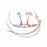 Salter Labs CANNULA, ORAL/NASAL DIVIDED 2"ETCO2 LINE 13' ADLT (25/CS) - 4MSF1-0-13-25