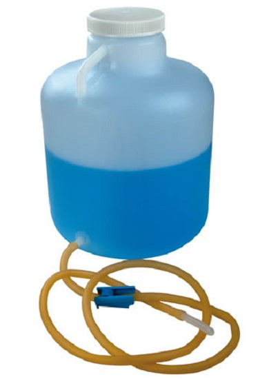 Modified Nalgene Wide Mouth LDPE Carboy with a Tubing & Pinch Spigot