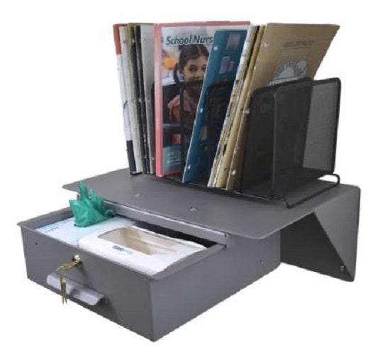 Omnimed Omni Wall Under Counter Mounted WorkStation & Shelf (Optional Add-On Drawers)
