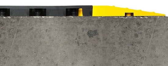 US Plastic Corp. Wearwell, Inc ErgoDeck Ramp Yellow 18" L x 6" W Case of 10 - 560.78X6X18YL10