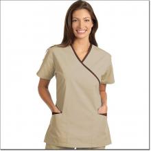 Cross-Over Tunic with Contrasting Trim