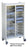 Omnimed Horizontal Privacy Style Chart Rack With Locking Panels (Wired Dividers 1-4 Tier), Beige