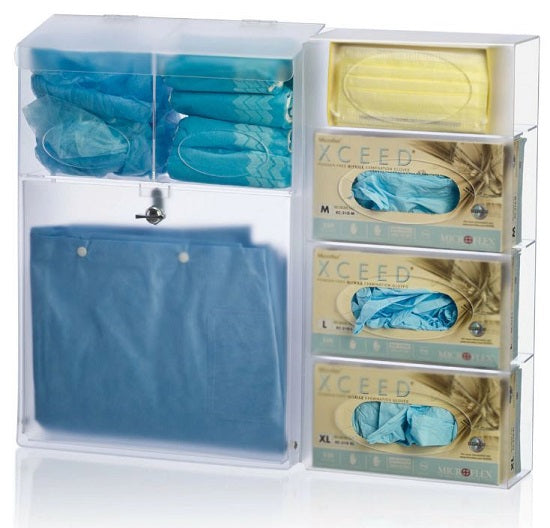 Omnimed 307005 Medical Isolation Station - Acrylic
