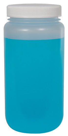 US Plastic Corp. Thermo Scientific Nalgene Polypropylene Large Wide Mouth Bottle with 100mm Cap