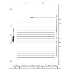 Tabbies Legal Index Divider Sheets - 400 per Box