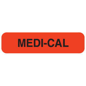 Tabbies Insurance Labels - 1-1/4"W x 5/16"H, 500 per Roll