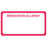 Tabbies Allergy Labels, "Medication Allergy" White & Red - 3-1/4"W x 1-3/4"H, 250  per Roll - MAP5140