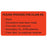 Tabbies Insurance Carrier Collection Labels "PLEASE PROCESS THIS CLAIM AS: *REBILL *CORRECTIONS HAVE BEEN MADE *FIRST CLAIM NOT RECEIVED *SECONDARY INS. EOB ATTACHED", Fluorescent Red - 3-1/4"W x 1-3/4"H, 250 per Roll - MAP2800