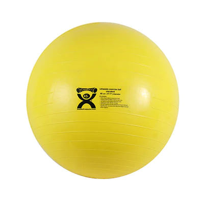 CanDo - Inflatable Exercise Ball Yellow 2 lbs. - 30-1871