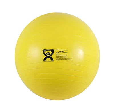 CanDo ABS - Inflatable Exercise Ball Yellow - 30-2071