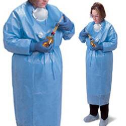 Cardinal ChemoPlus Chemotherapy Procedure Gown Medium Unisex NonSterile Blue - CT5000