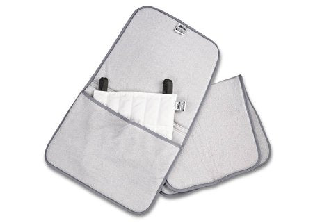 Hydrocollator - Cover Terry, Foam Filled, Over Sized, Gray, Hook and Loop Closure, Washable, 24 X 36 Inch - 1124