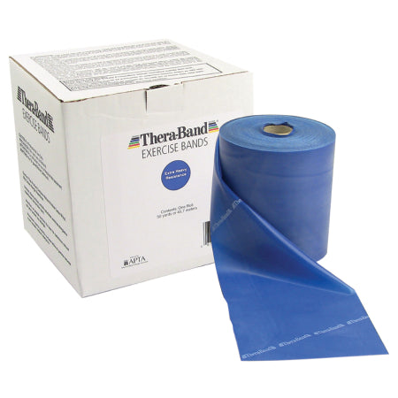 TheraBand - Exercise Resistance Band Blue 5 Inch X 50 Yard Heavy Resistance - 10-1009