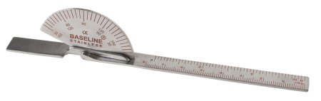 Fabrication Enterprises Baseline Goniometer 0 - 180 Degree Inches and Centimeters 6 Inch - 12-1010