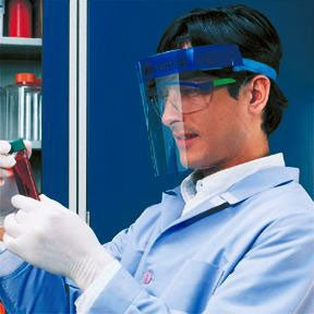Fisher Scientific Splash Shield Face Shield One Size Fits Most Full Length Disposable NonSterile - 17310