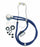 Adscope - Sprague Stethoscope Blue 2-Tube 22 Inch Tube Double-Sided Chestpiece - 602BL