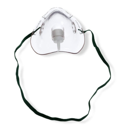 Hudson RCI - Oxygen Mask Standard Style Adult One Size Fits Most Adjustable Head Strap / Nose Clip - HUD1048