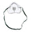 Hudson RCI - Oxygen Mask Standard Style Adult One Size Fits Most Adjustable Head Strap / Nose Clip - HUD1048