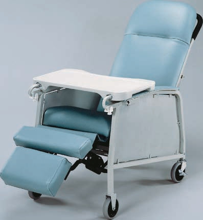 Graham-Field Lumex Recliner Blue Ridge Vinyl Upholstered Two Swivel, Two Fixed Casters Two Swivel, Two Fixed Casters - FR574G427