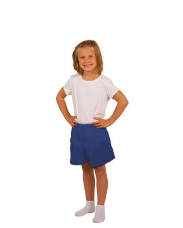 A Lunt - Exam Shorts Small Blue Polyester / Polyethylene Pediatric Disposable - S2SM-4