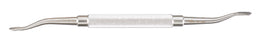 Miltex Bone File Double End #12A Pattern 1 Plain, 1 Cross Serrated - 40-1382