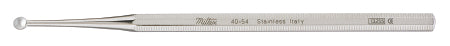 Miltex - Dermal Curette Verucca 5 Inch Length Solid Octagonal Handle 4 mm Tip Straight Round Cup Tip - 40-54